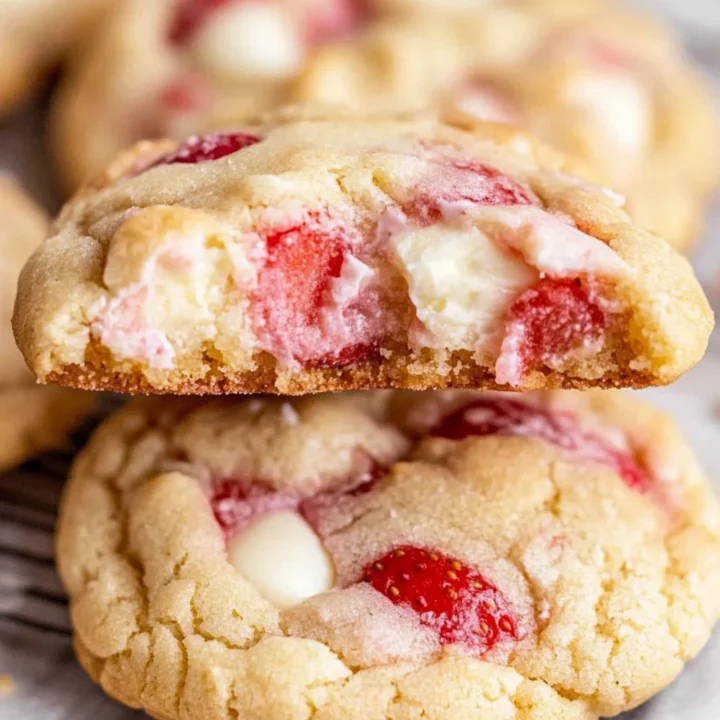 Strawberry Cheesecake Cookies