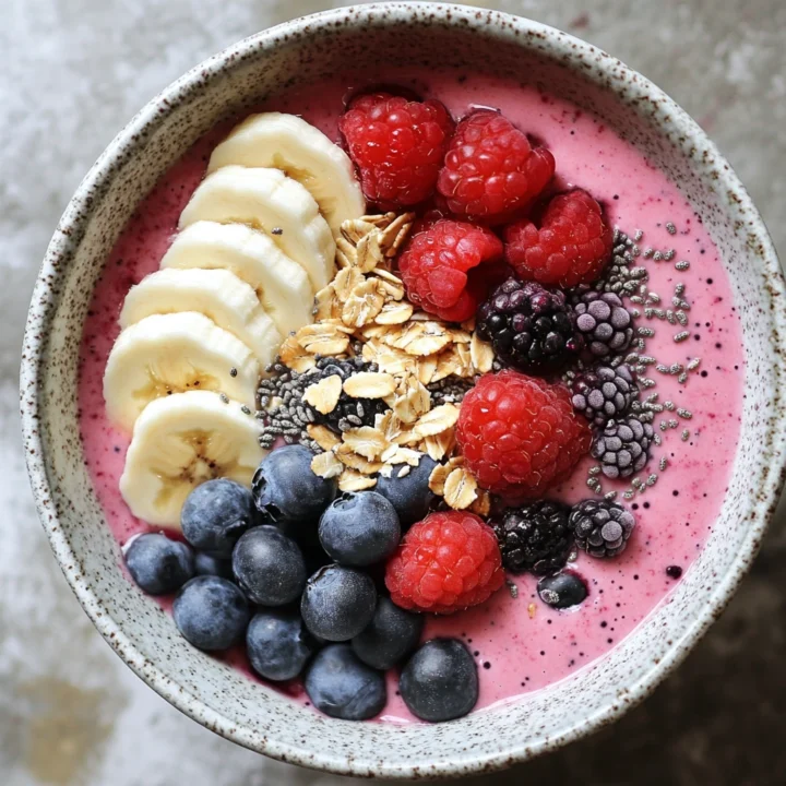 Berry Vanilla Smoothie Bowl