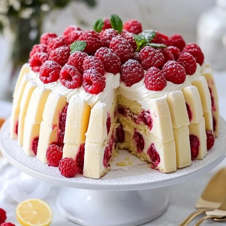 White Chocolate Raspberry Charlotte