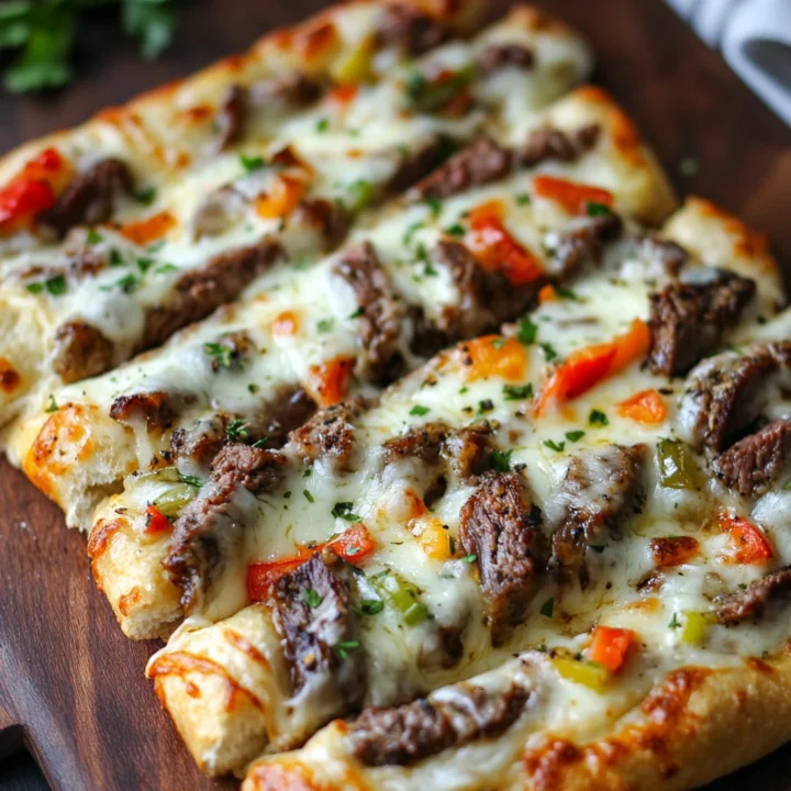 Philly Cheesesteak Cheesy Breadsticks