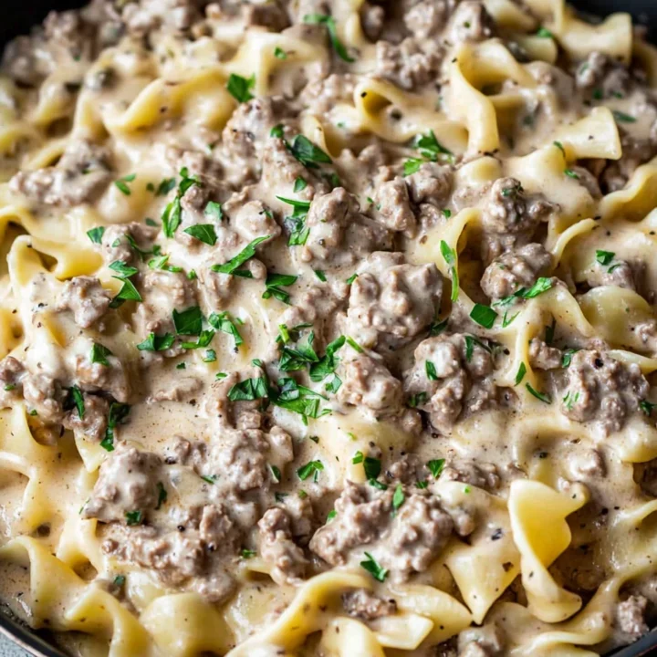 30 Minute Ground Beef Stroganoff