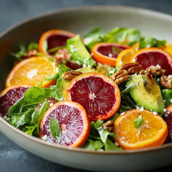 Fresh Blood Orange Avocado Salad