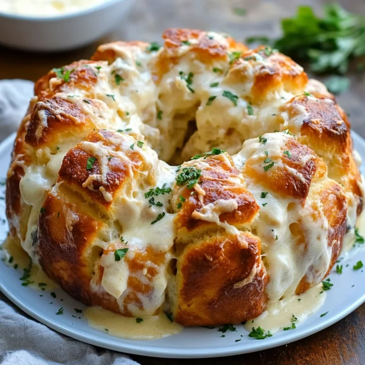 Chicken Alfredo Monkey Bread: A Delicious Twist on a Classic Dish