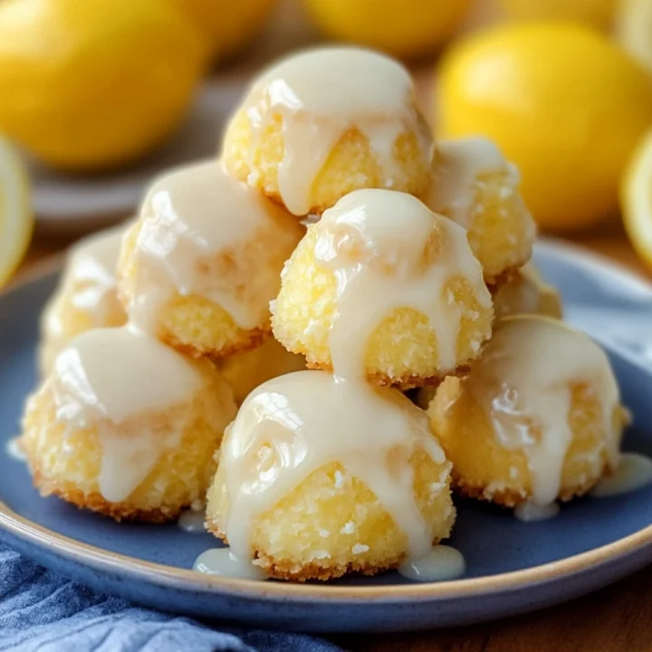 Lemon Glaze Pound Bites