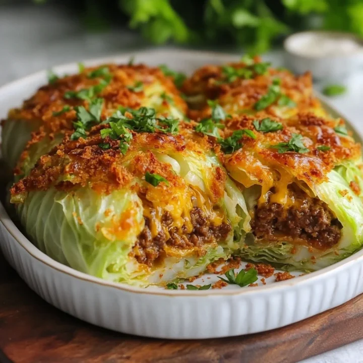 Crispy Cabbage Burger Bake: A Delicious Twist on a Classic