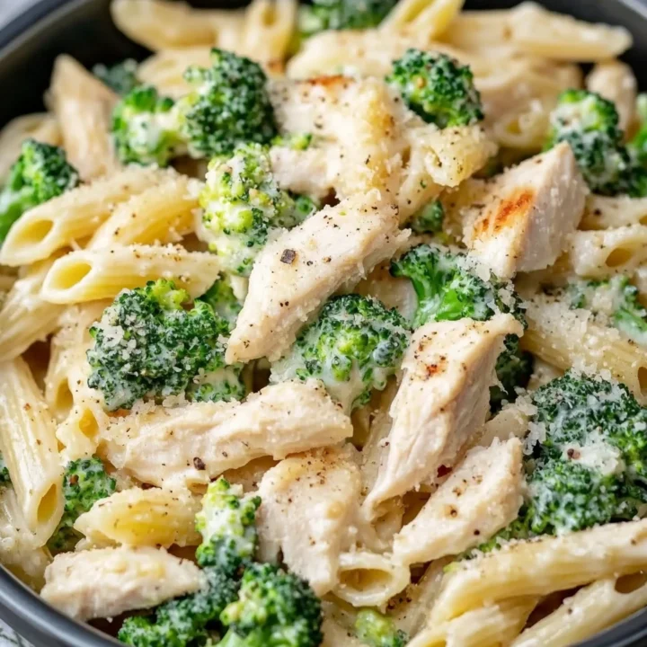Creamy Rotisserie Chicken Broccoli Pasta