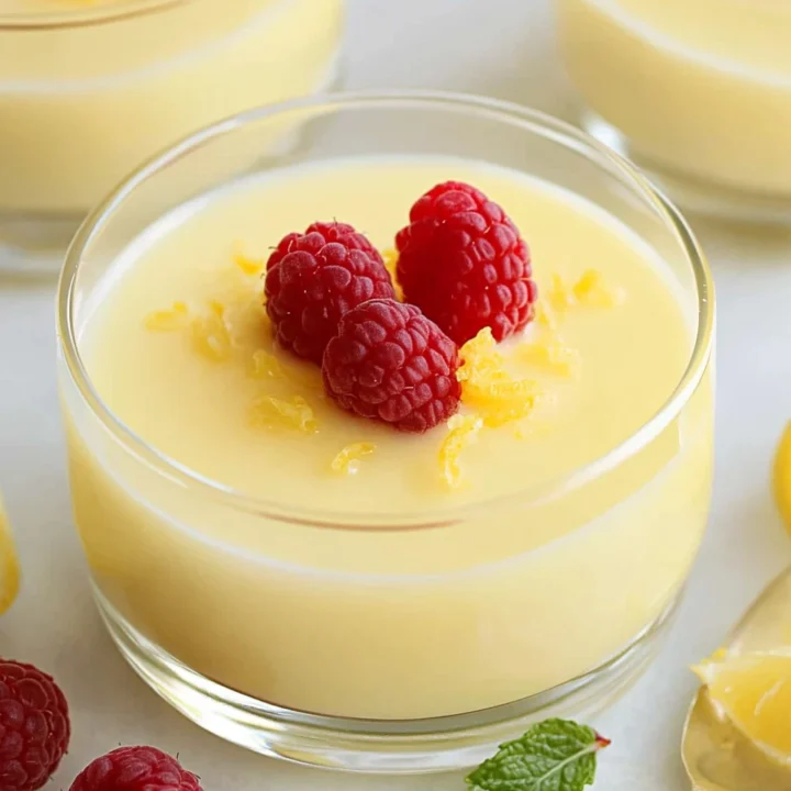 Easiest Lemon Posset Dessert