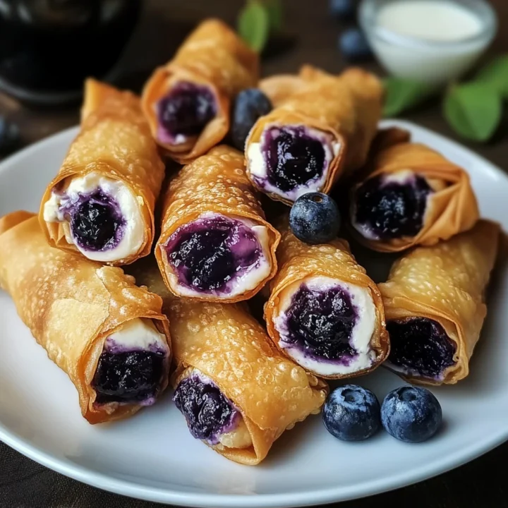 Blueberry Cream Cheese Egg Rolls: A Delicious Twist on a Classic Treat