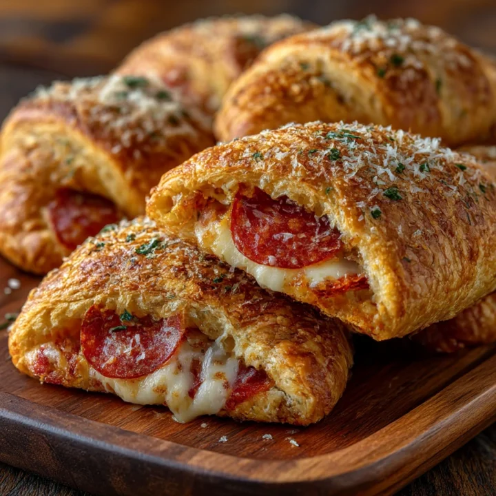 Mozzarella Pepperoni Croissant Rolls