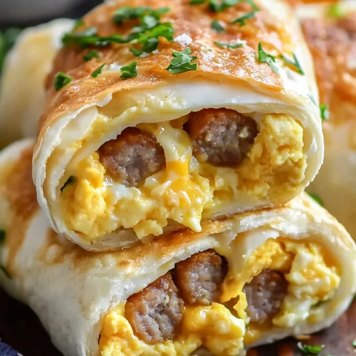 Sausage Egg Cheese Breakfast Roll Ups