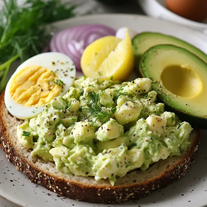 Creamy Avocado Egg Salad Delight