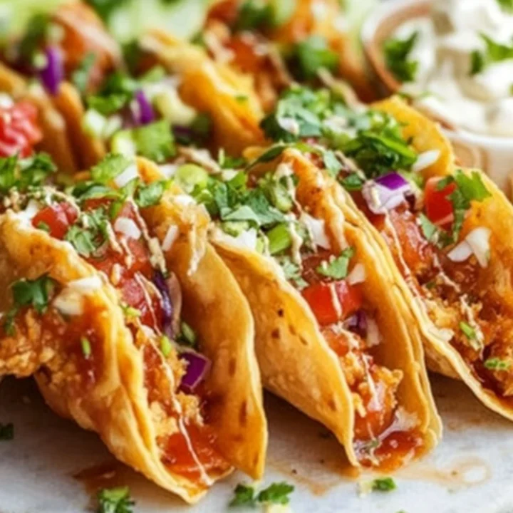 Crispy Chicken Wonton Tacos Recipe
