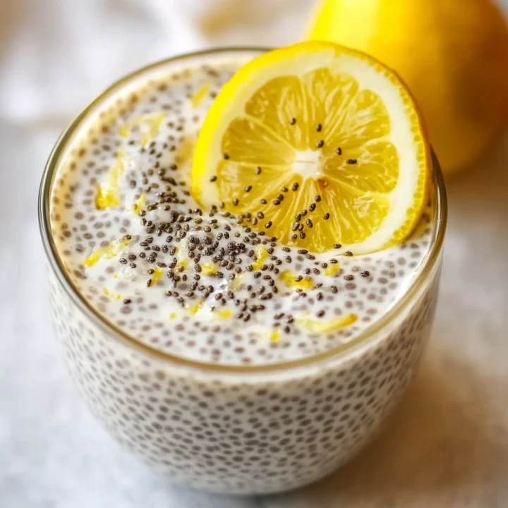 Creamy Lemon Chia Pudding Recipe