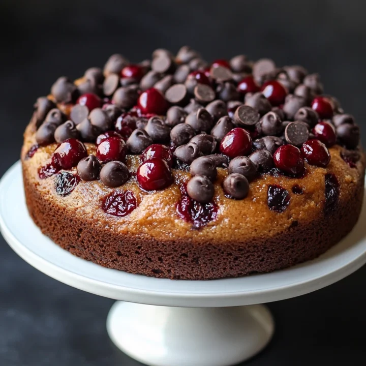 Cherry Chocolate Chip Cake: A Delightful Fusion of Flavors
