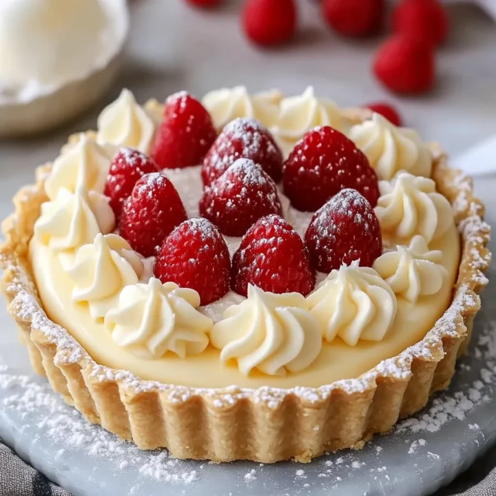 White Chocolate Mousse Tart Recipe