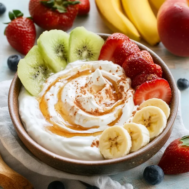 Healthy Yogurt Fruit Dip Recipe