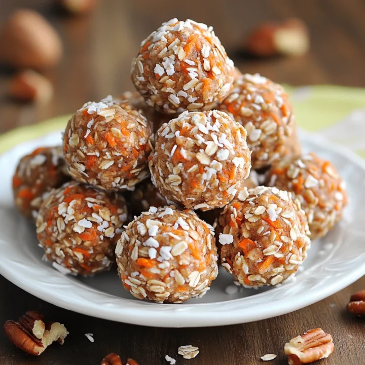 No Bake Carrot Cake Bites: A Deliciously Healthy Treat