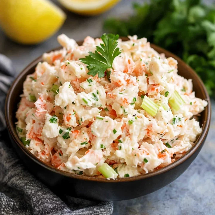 Easy Three Ingredient Crab Salad