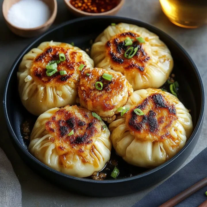 Pan-Fried Cabbage Noodle Buns