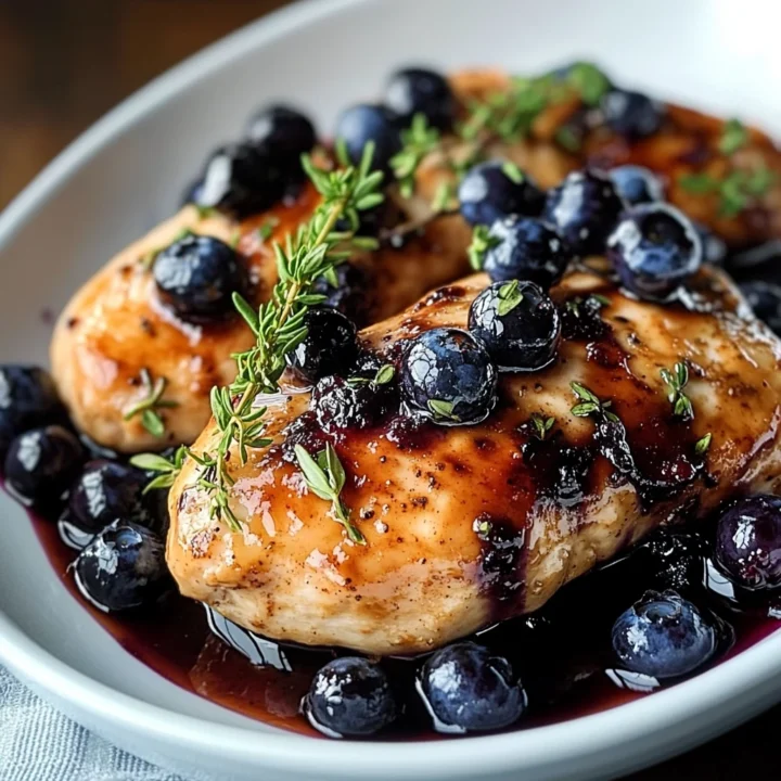 Best Ever Blueberry Thyme Chicken