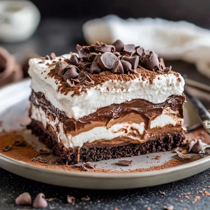 No-Bake Chocolate Lasagna Dessert