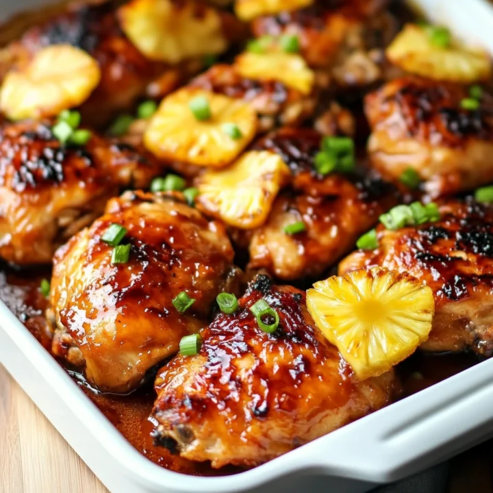 Baked Huli Huli Chicken Pineapple