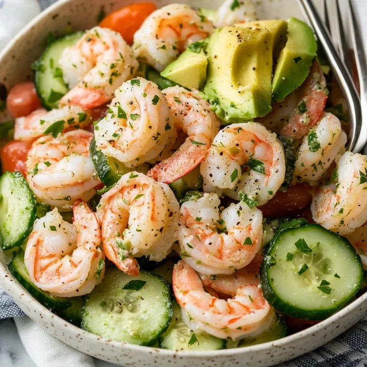 Fresh Cucumber Shrimp Salad Recipe