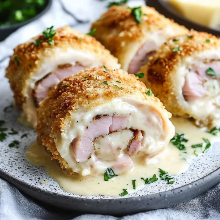 Classic Chicken Cordon Bleu Rolls