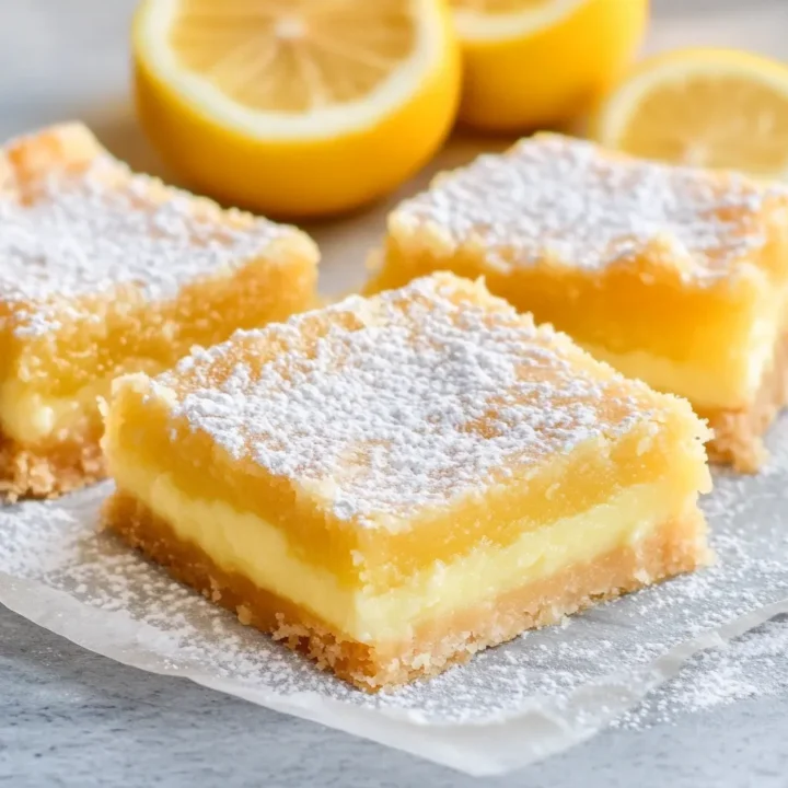 Quick Lemon Dessert Bars Recipe