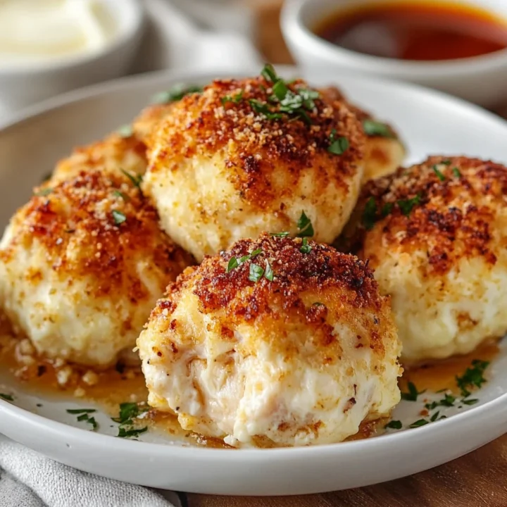 Parmesan Cloud Chicken Bombs