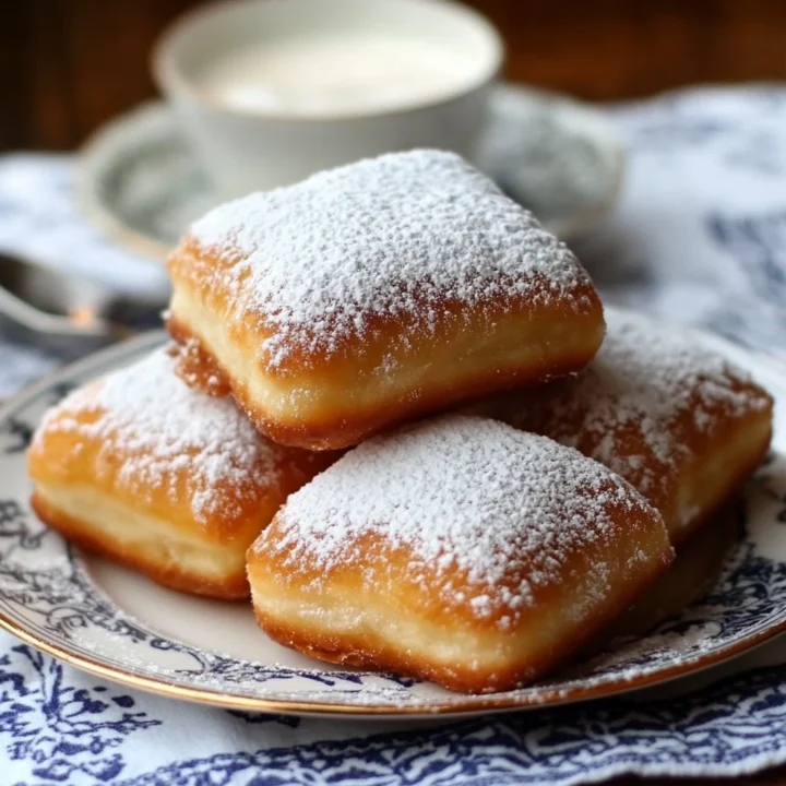Amazing Vanilla French Beignets Breakfast