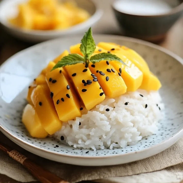 Mango Sticky Rice Dessert Bliss