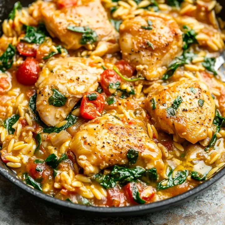 One Pan Marry Me Chicken Orzo