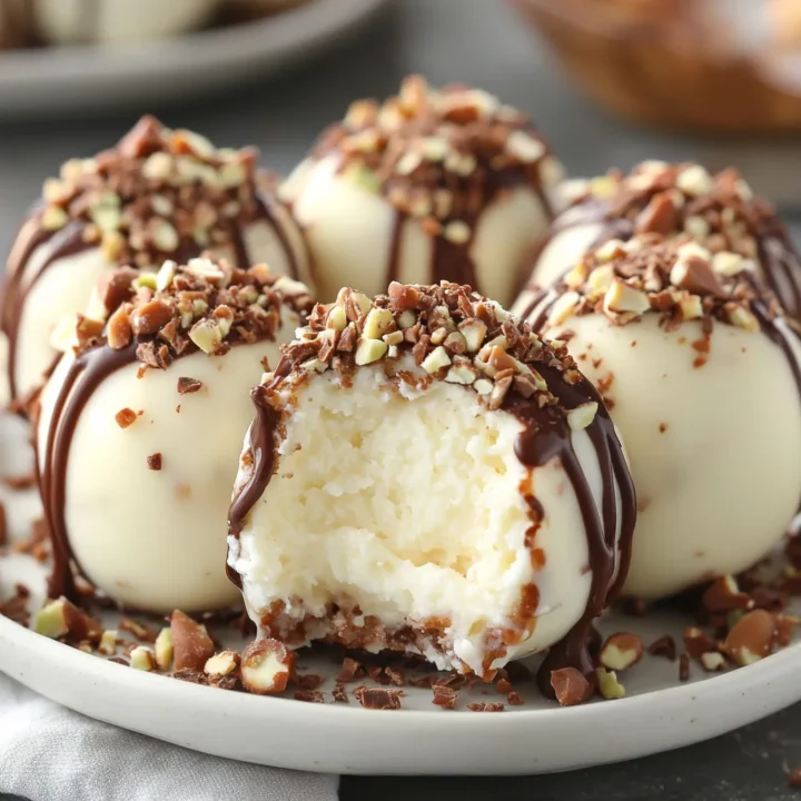 Italian Cream Bombs Sweet Dessert
