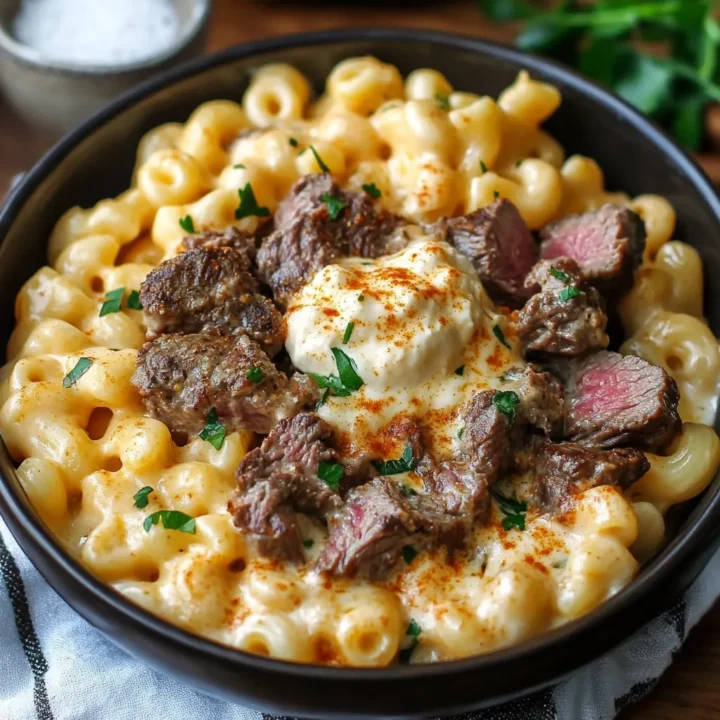 Creamy Steak Queso Mac Recipe