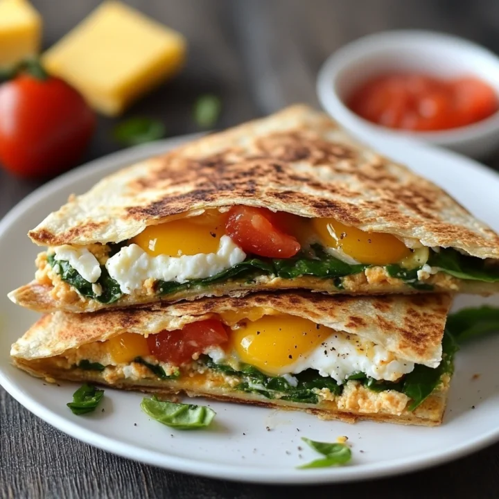 High-Protein Cottage Cheese Breakfast Qesadilla