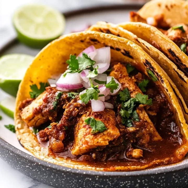 Easy Flavorful Chicken Birria Tacos