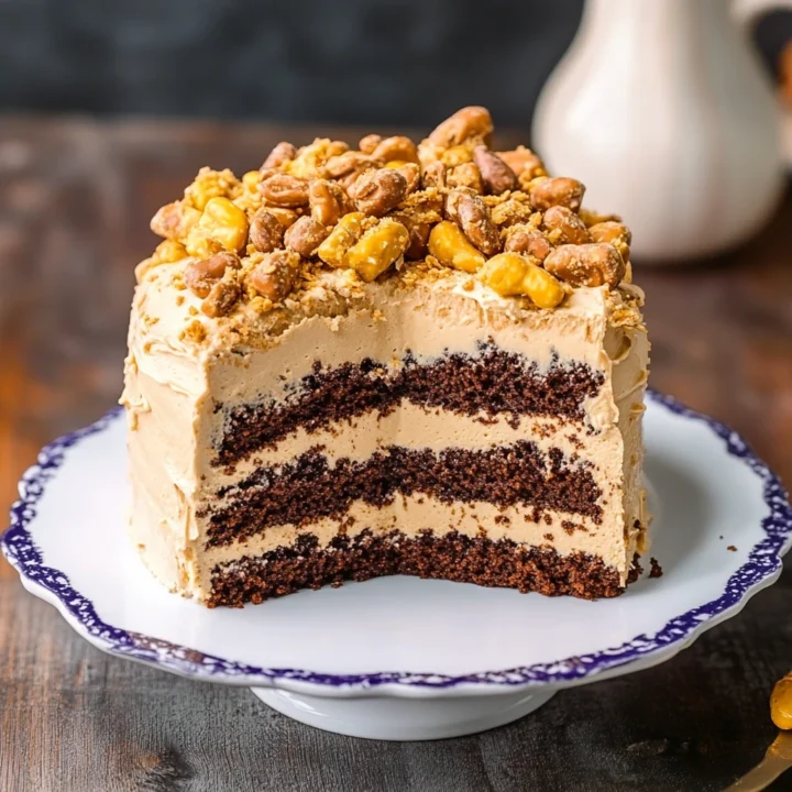 Butterfinger Bomb Cake – Outrageously Rich & Crunchy