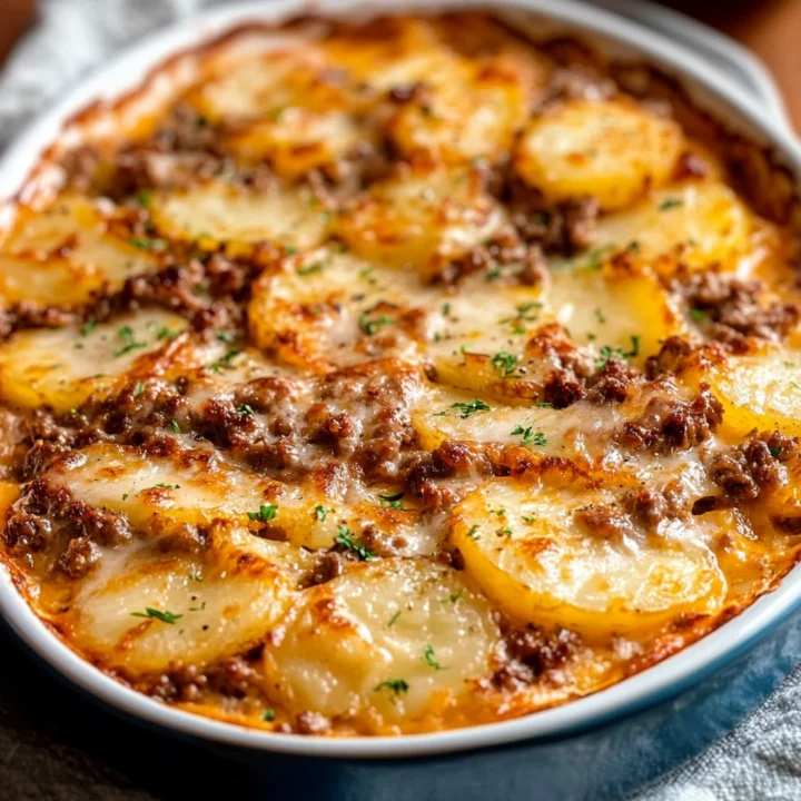 Scalloped Potatoes Hamburger Casserole Recipe