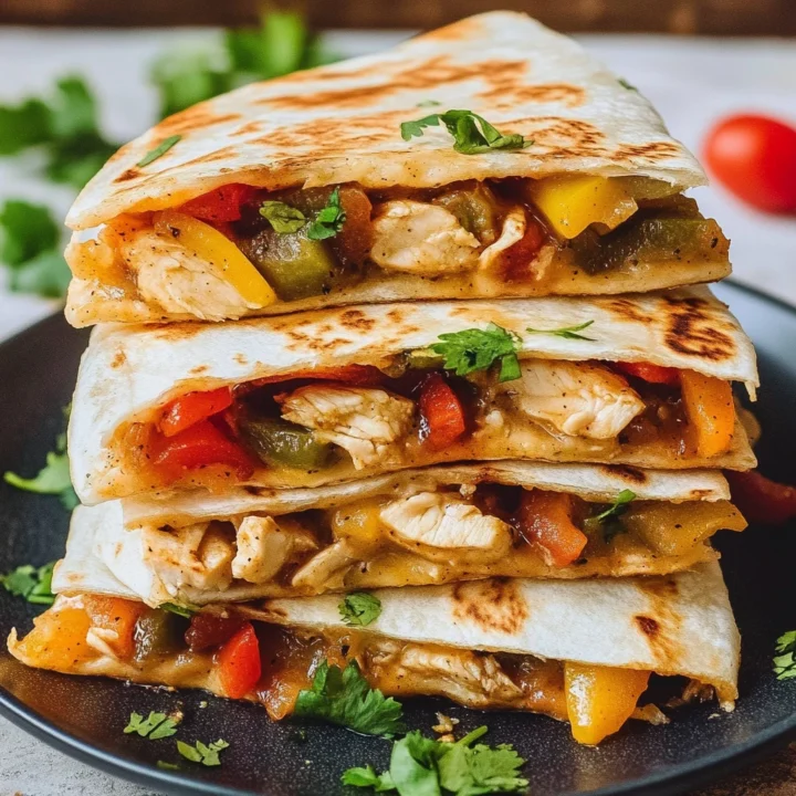 Chicken Fajita Qesadillas Recipe