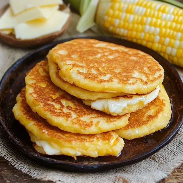 Venezuelan Sweet Corn Cachapas Recipe