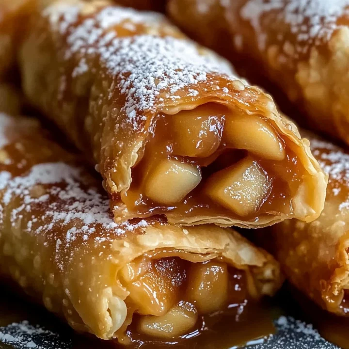 Crispy Apple Pie Egg Rolls