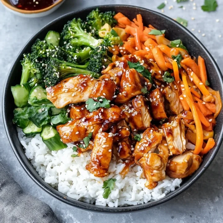 Asian Chicken Lunch Bowl A Flavorful Delight for Your Midday Meal