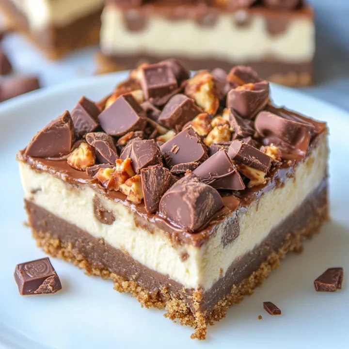 Reeses Cheesecake Bars Dessert Recipe