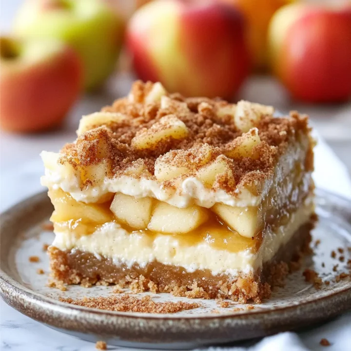 Apple Pie Cheesecake Bars Recipe