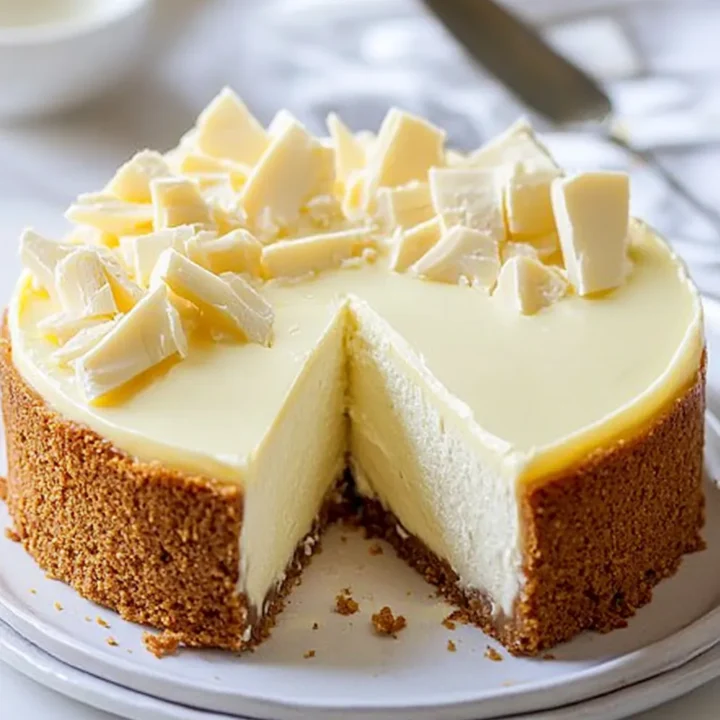 Creamy White Chocolate Cheesecake Recipe