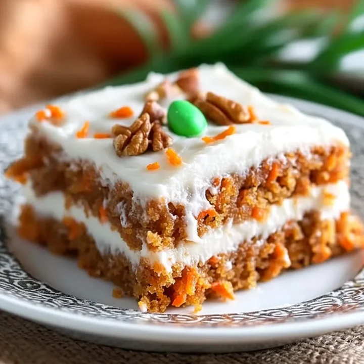 Carrot Cake Bars with Cream Cheese Frosting