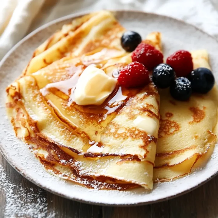 Delicious Homemade Crepes Recipe