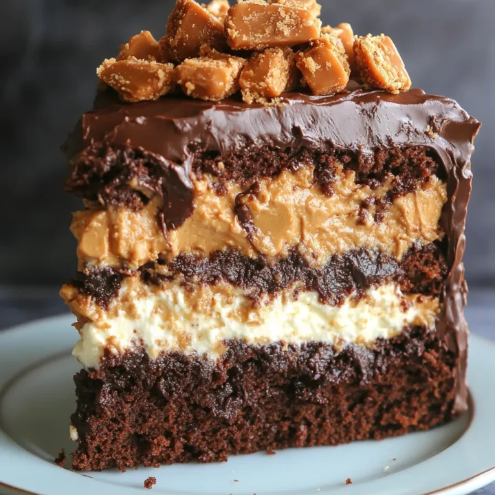 Butterfinger Bomb Cake Dessert Recipe