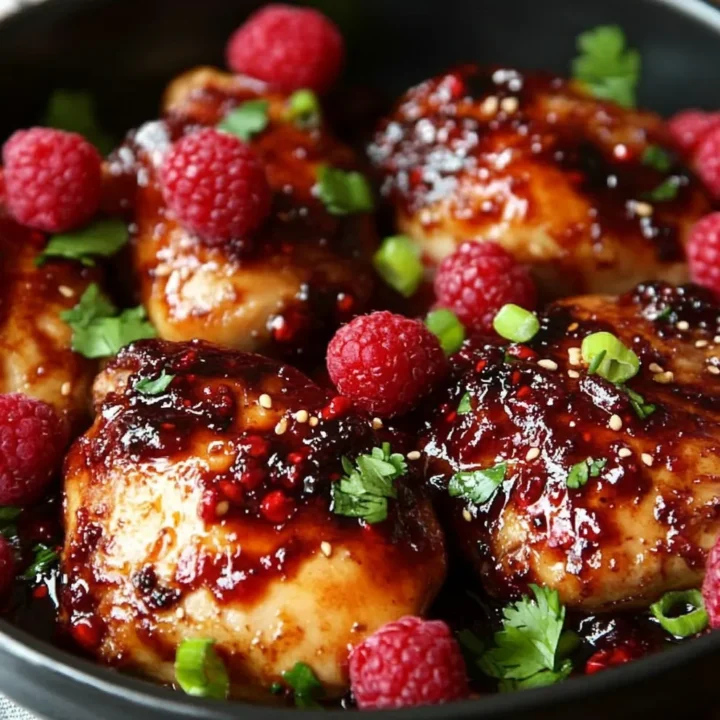 Sweet Spicy Raspberry Chicken Recipe